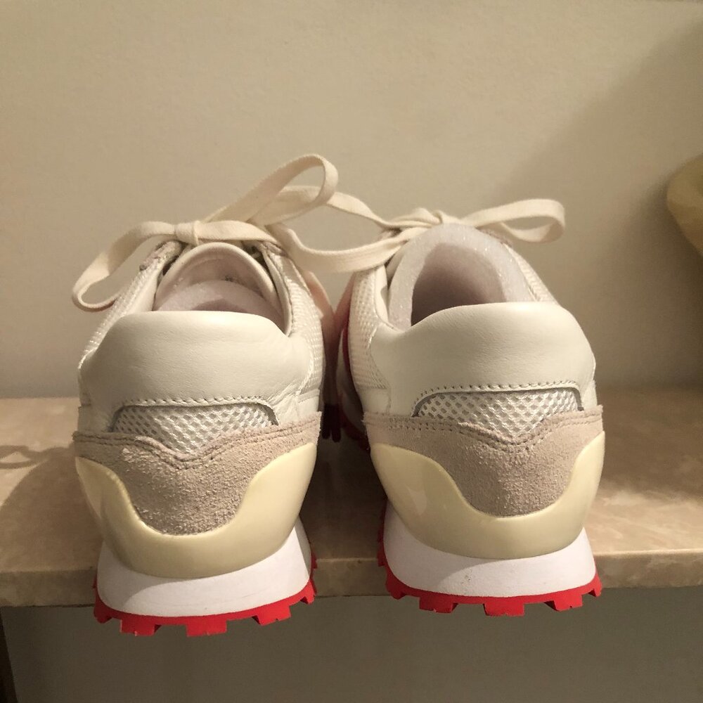 NEW! TORY BURCH SPORT - Retro Stripe White and Red Sneakers - Never worn Size 8 - Picture 7 of 12